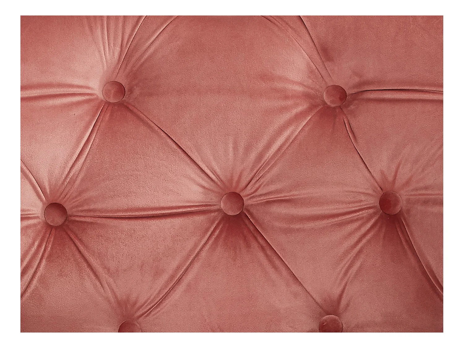 Conjunto de 2 sillones de terciopelo CHESTERFIELD - Rosa polvo