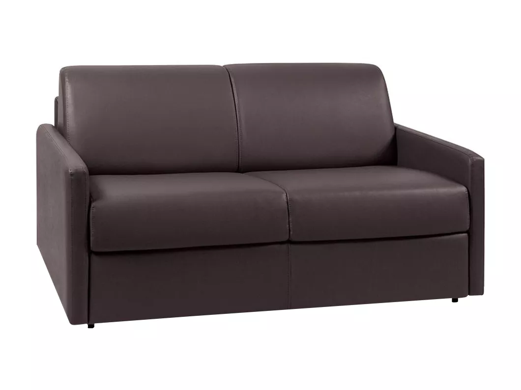 Kauf Unique Schlafsofa 2-Sitzer - Liegefläche: 120 cm - Matratzenhöhe: 14 cm - Braun - CALIFE