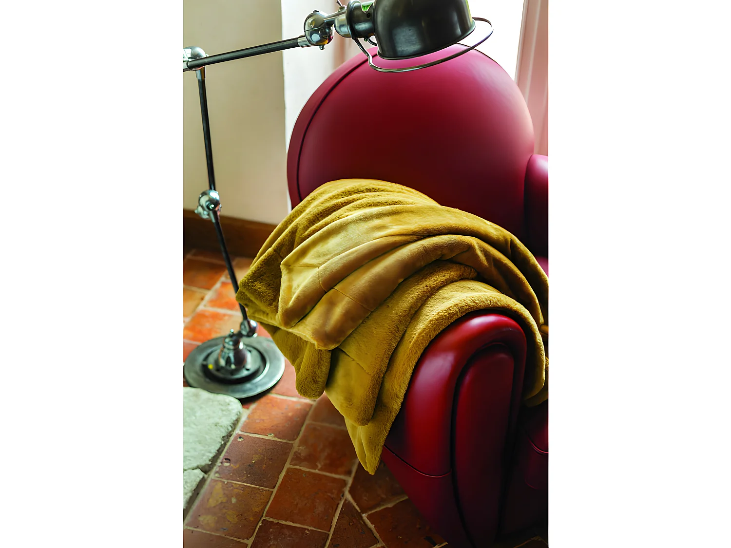 Plaid imitation fourrure "Mellow" 150 x 200 cm Toison d'or