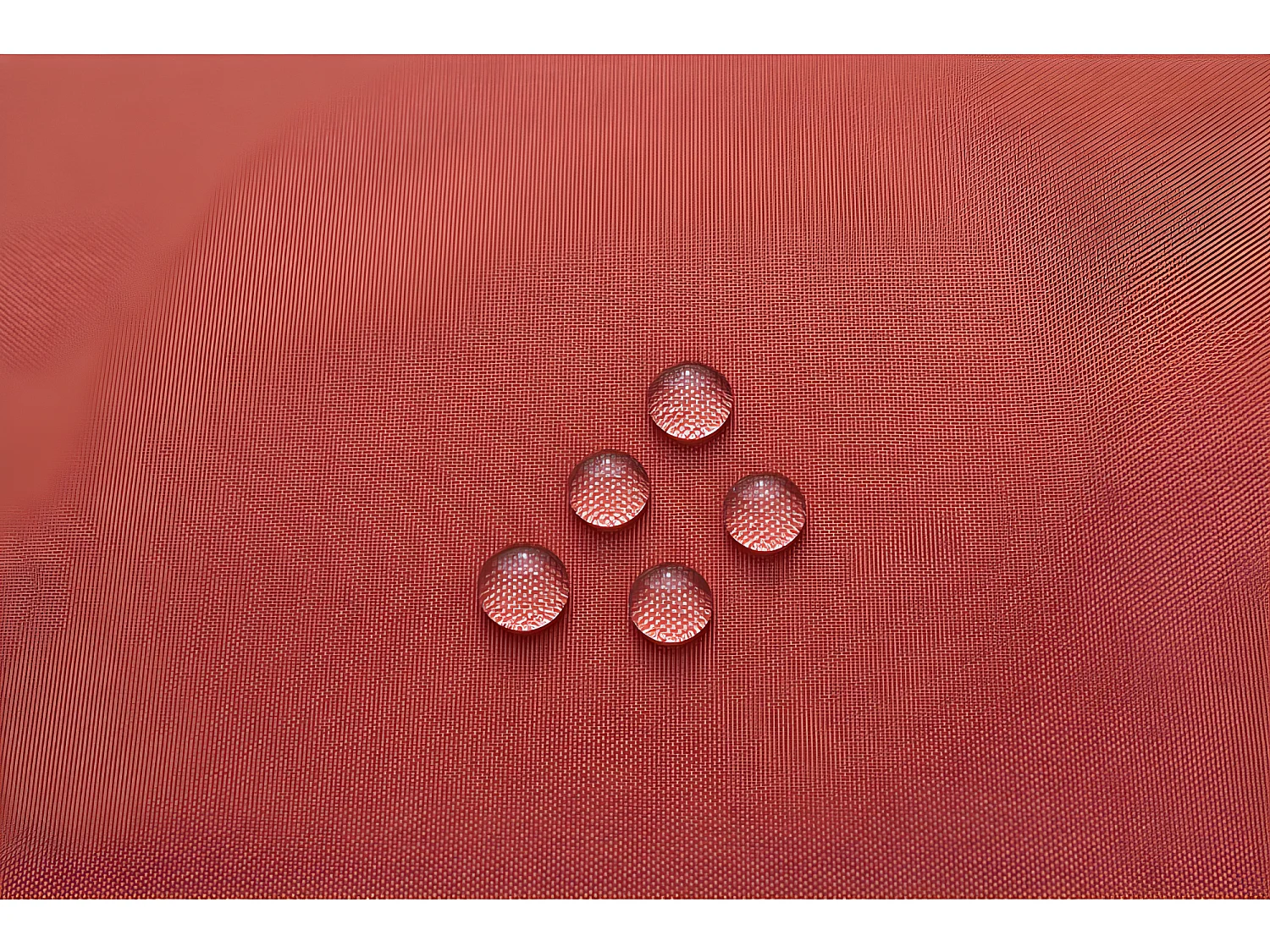 Nappe enduite avec traitement antitache Terracotta rectangulaire 145 x 240 cm