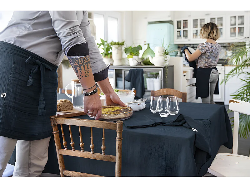 Nappe de table "Gaïa" 150 x 250 cm "Gaze de Coton"