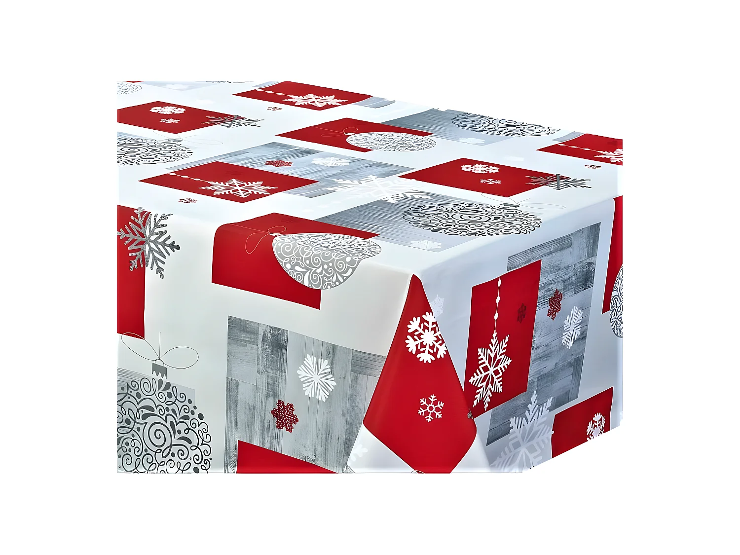 Nappe anti tache rectangulaire "Boules" 145 x 300 cm (8 à 12 couverts)