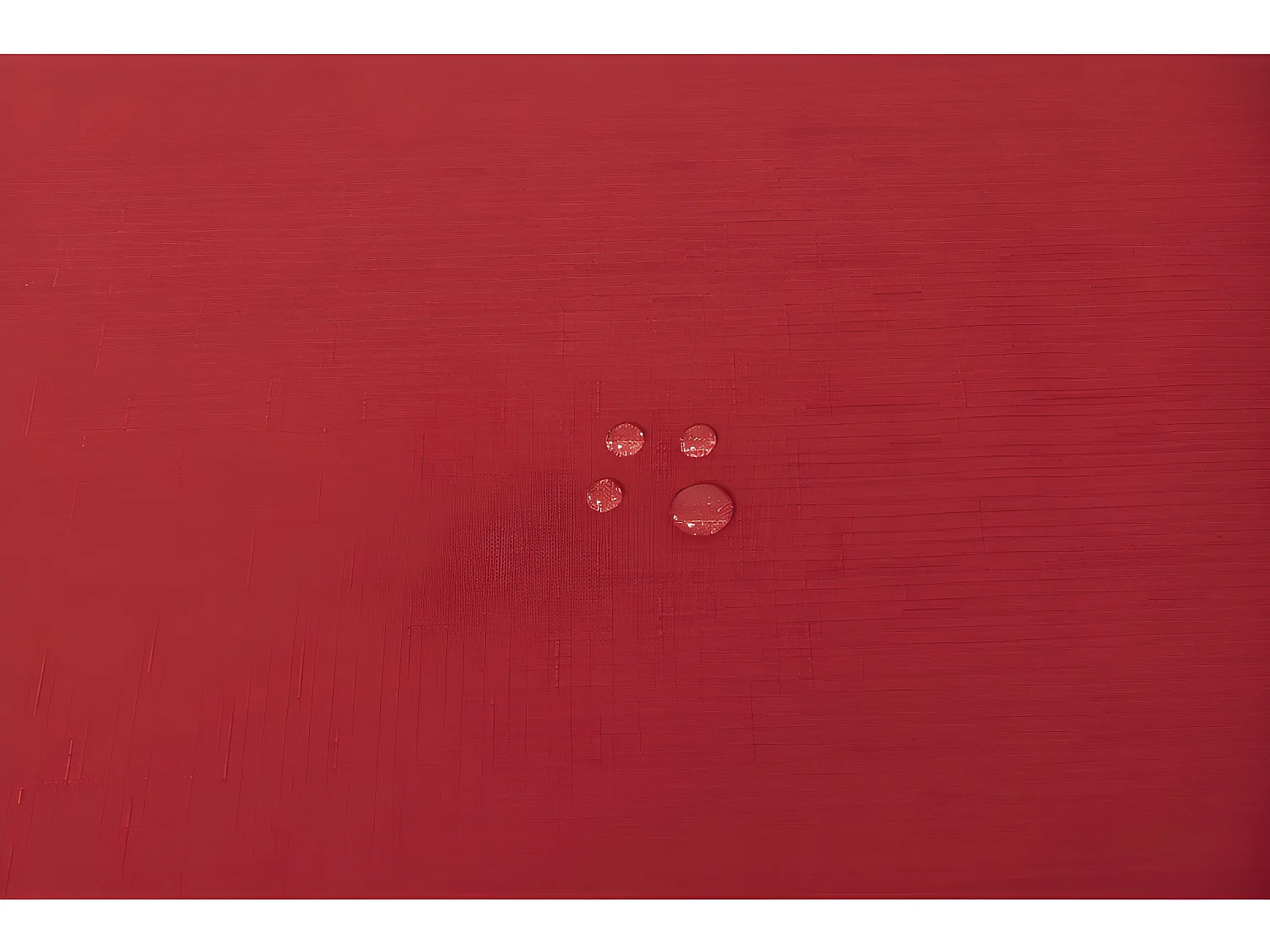 Nappe anti tache unie rouge ronde 160 cm