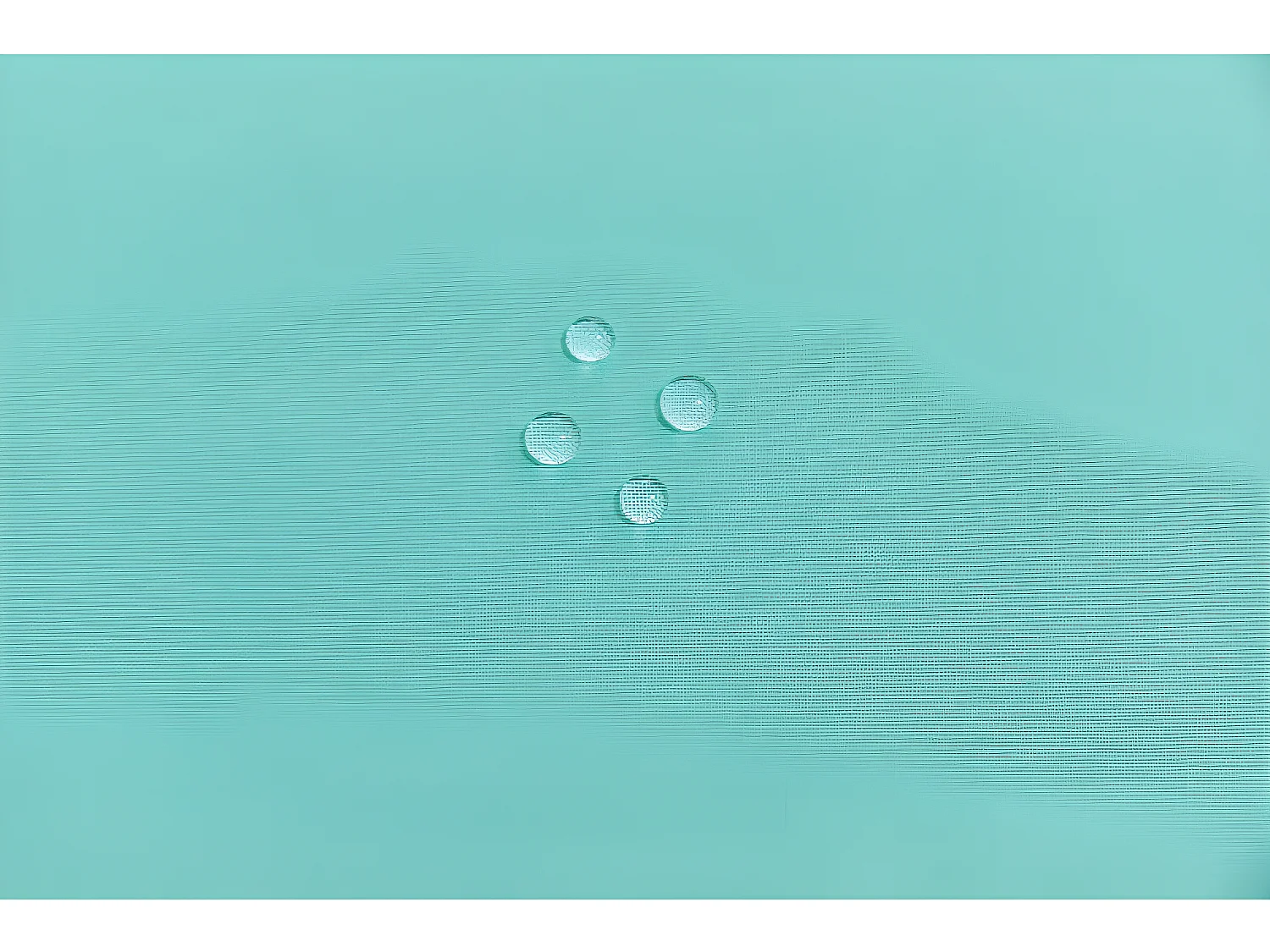 Nappe enduite avec traitement antitache Menthe rectangulaire 145 x 240 cm