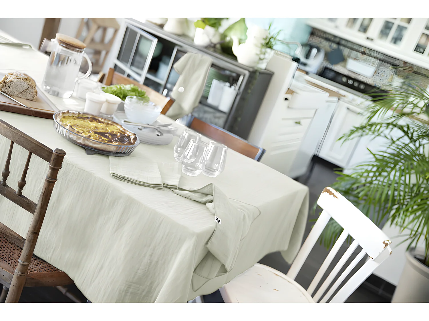 Nappe de table "Gaïa" 150 x 250 cm "Gaze de Coton"