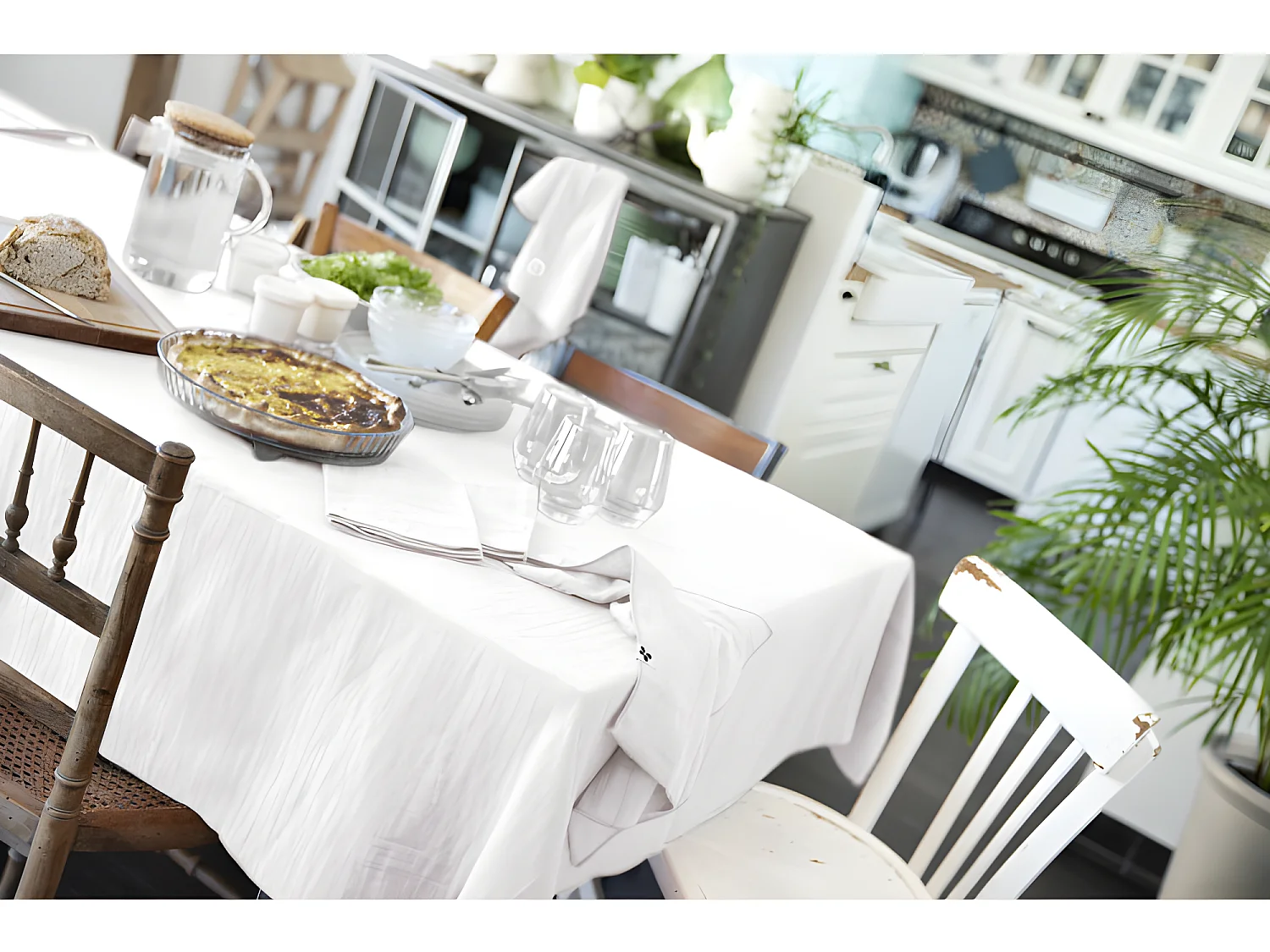 Nappe de table "Gaïa" 150 x 250 cm "Gaze de Coton"