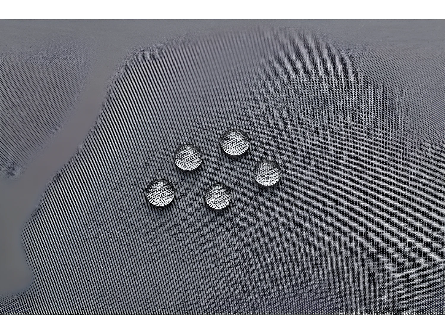 Nappe enduite avec traitement antitache Ardoise rectangulaire 145 x 240 cm