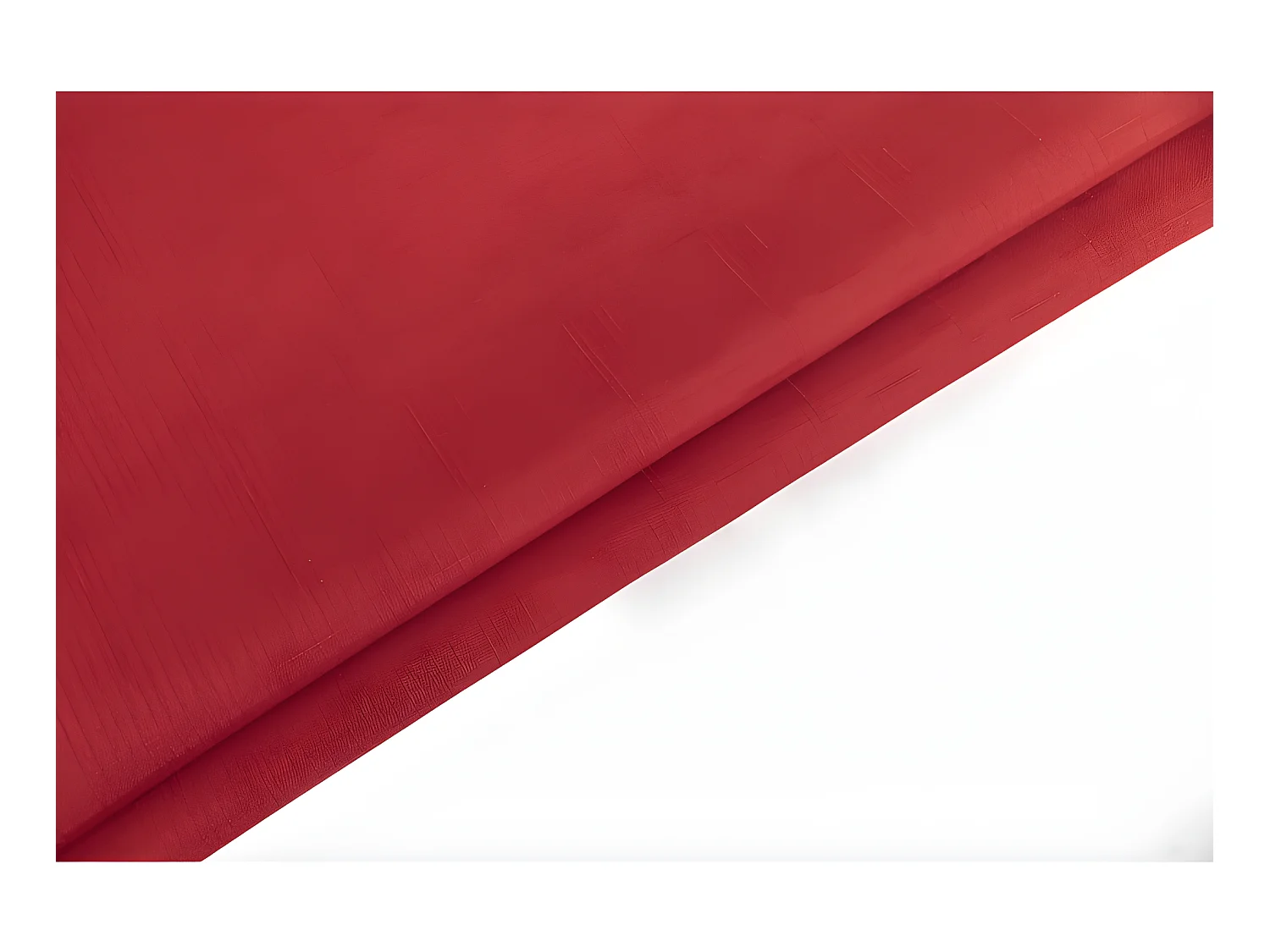 Nappe antitache unie rouge ronde 160 cm