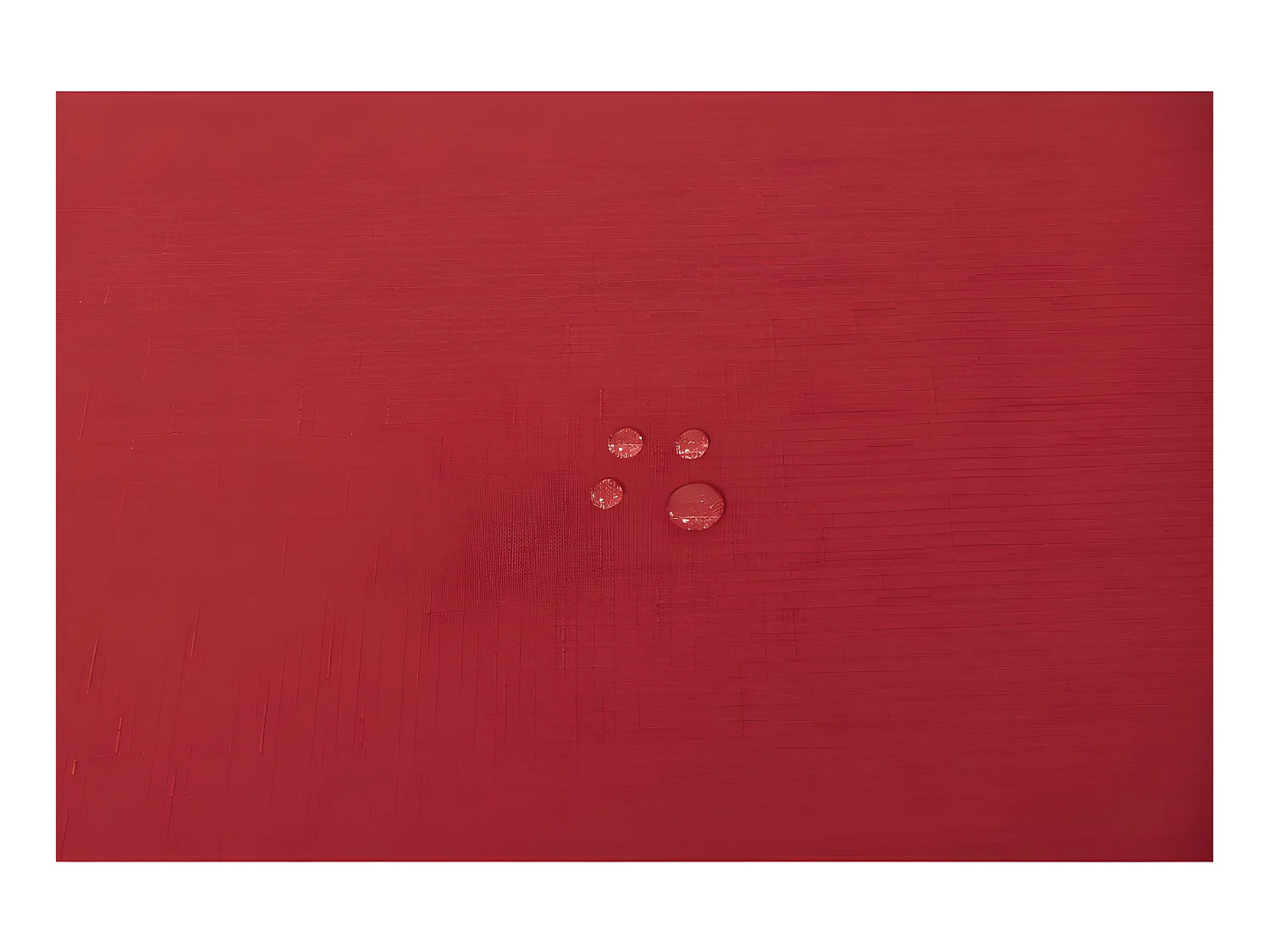 Nappe antitache unie rouge ronde 160 cm