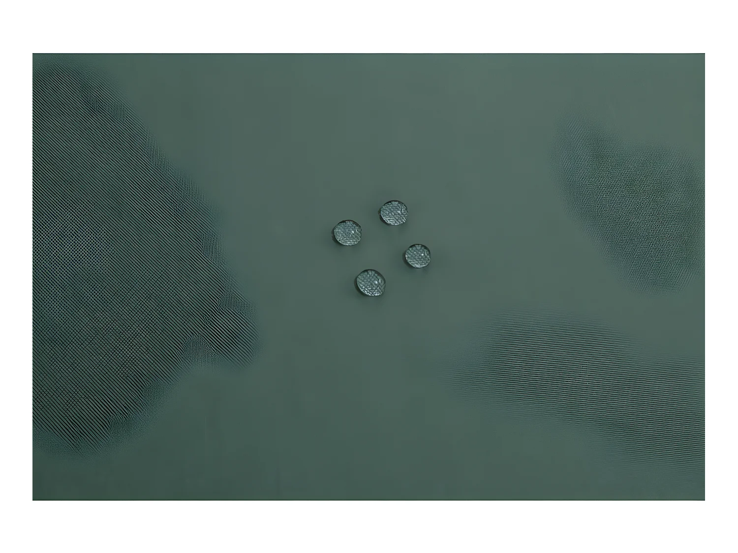 Nappe enduite avec traitement antitache Kaki carrée 180 x 180 cm