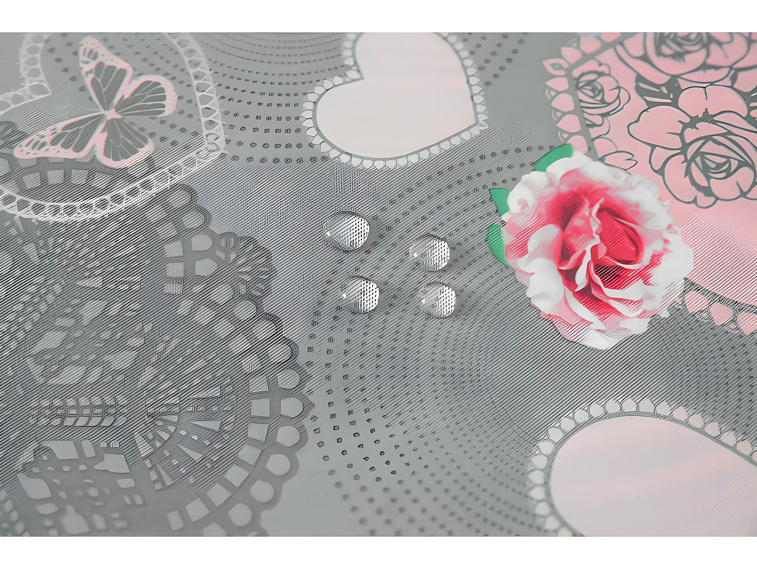 Nappe anti tache rectangulaire "Suzy" 145 x 300 cm (8 à 12 couverts)