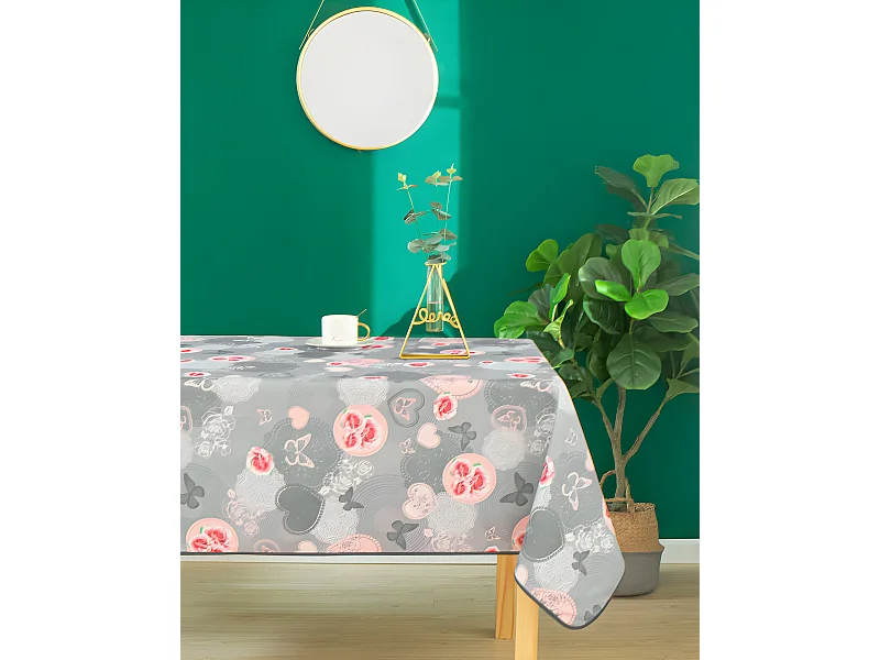 Nappe anti tache rectangulaire "Suzy" 145 x 300 cm (8 à 12 couverts)