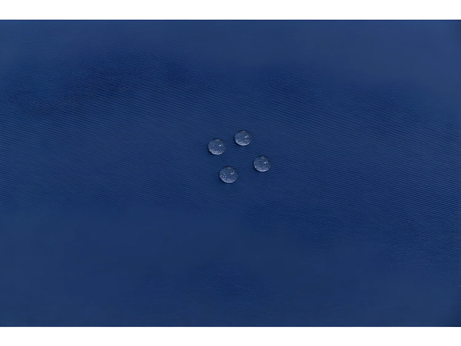 Nappe enduite avec traitement antitache Marine rectangulaire 145 x 240 cm