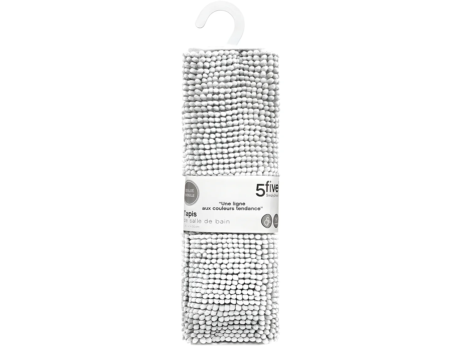 Tapis de bain "Chenille" 50 x 80 cm Atmosphéra