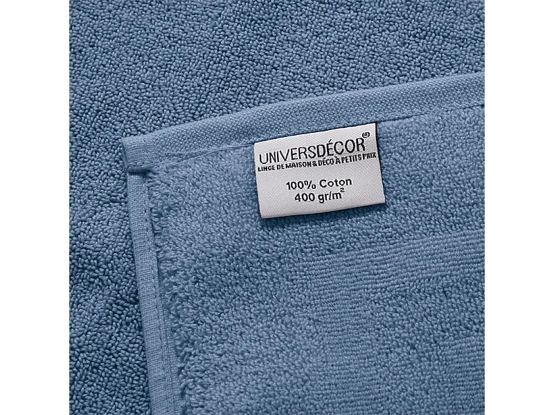 Serviette de toilette éponge "Spa" 50 x 100 cm / 400 gr/m² - Couleur: "Spa" Indigo