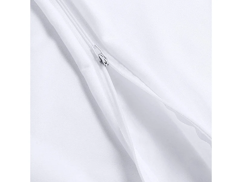 Lot de 2 protège oreiller éponge imperméable anti-acariens 63 x 63 cm