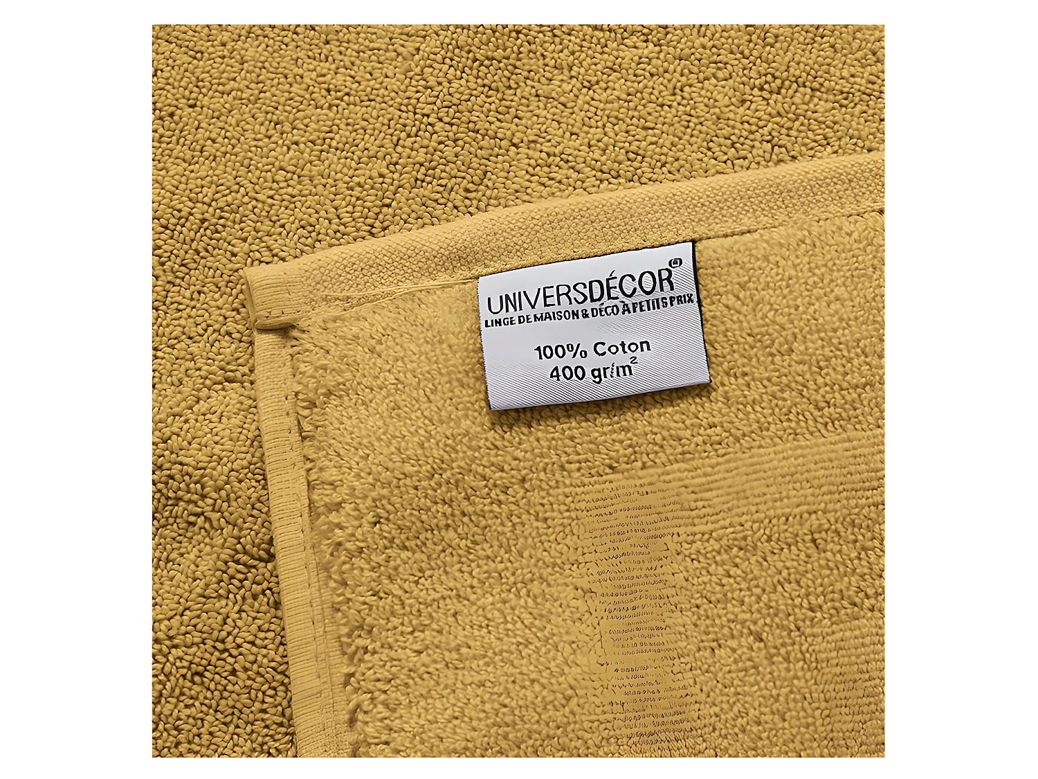 Drap de bain "Spa" 90 x 150 cm / 400 gr/m² - Couleur: "Spa" Jaune Maîs