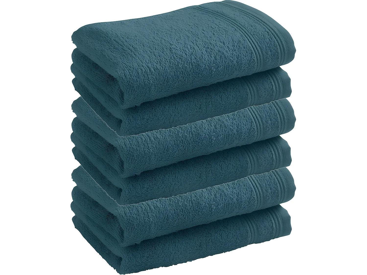 Lot de 6 serviettes invité éponge "Spa" 30 x 50 cm / 400 gr/m² - Couleur: "Spa" Cobalt