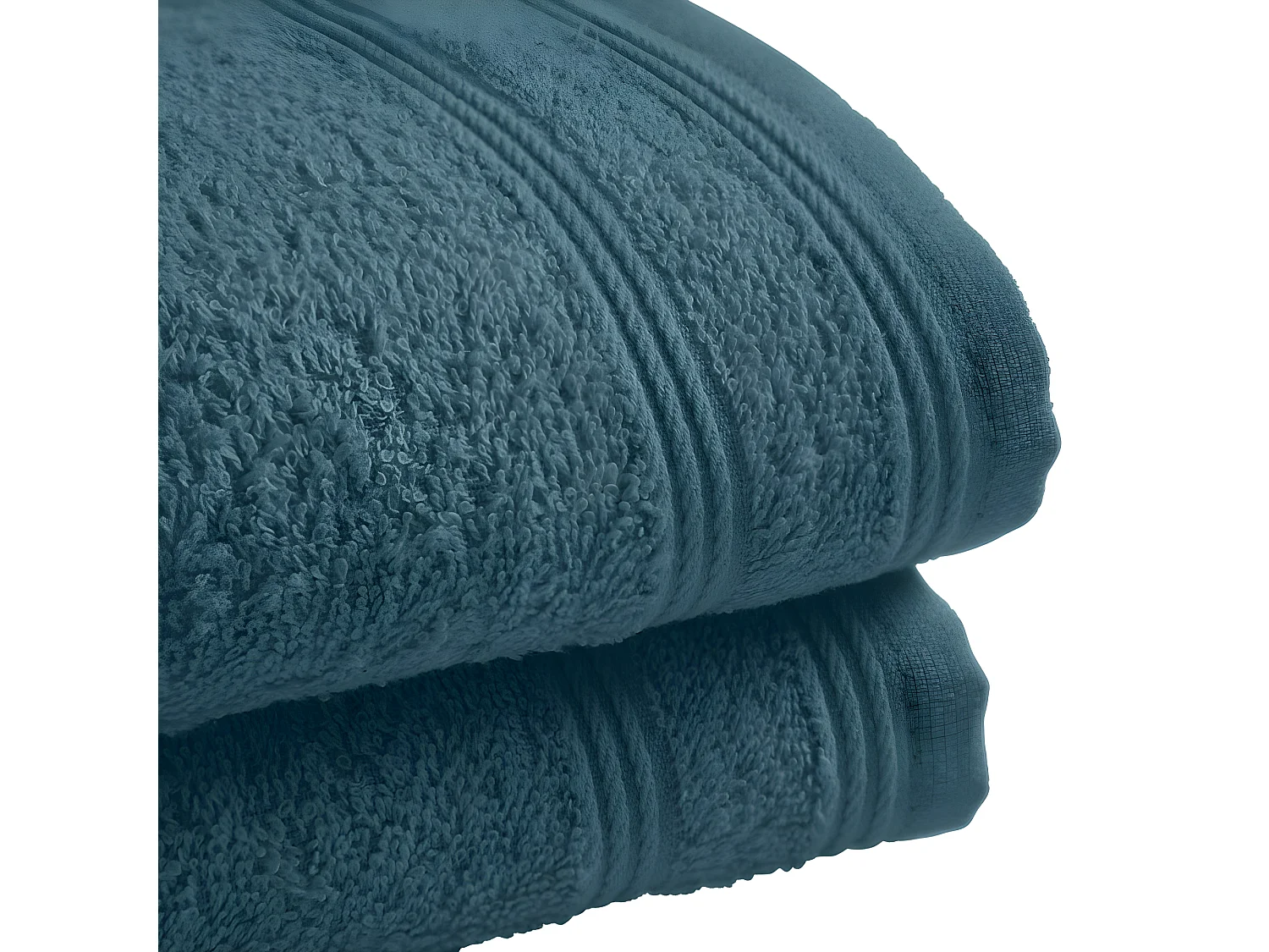 Lot de 6 serviettes invité éponge "Spa" 30 x 50 cm / 400 gr/m² - Couleur: "Spa" Cobalt