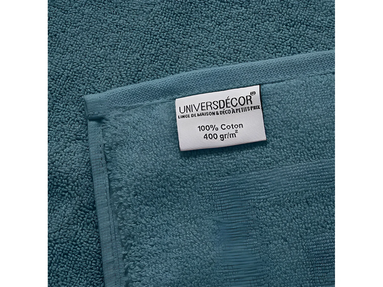 Lot de 6 serviettes invité éponge "Spa" 30 x 50 cm / 400 gr/m² - Couleur: "Spa" Cobalt