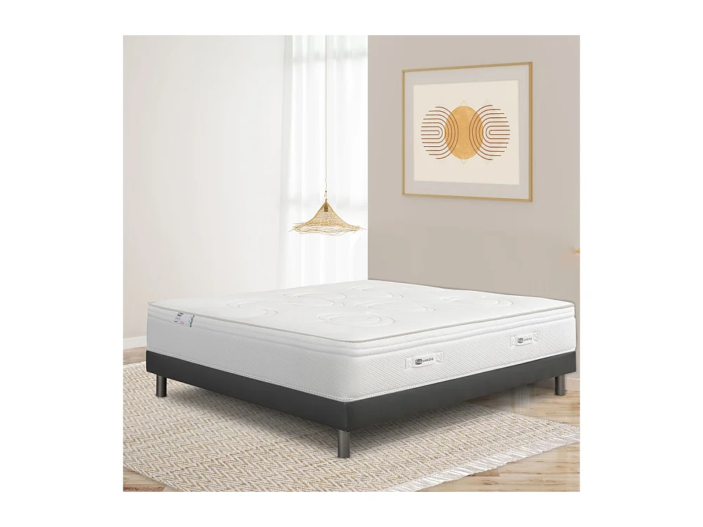 Life-R - Matelas 100% ressorts, épaisseur 29cm, accueil équilibré - 160x200 cm