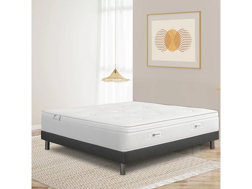 Life-R - Matelas 100% ressorts, épaisseur 29cm, accueil équilibré - 160x200 cm