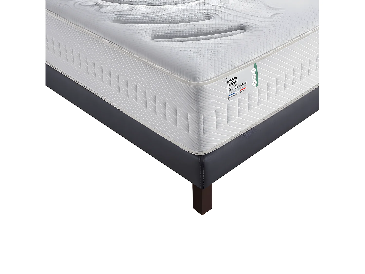 Influence-R - Matelas 100% ressorts et latex, accueil enveloppant - 160x200 cm
