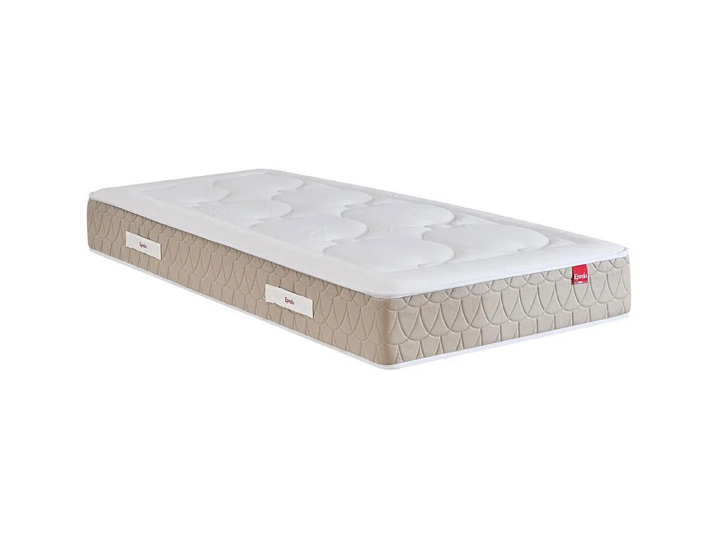 Clémaé 2 - Matelas à ressorts et latex, accueil équilibré - 90x190cm