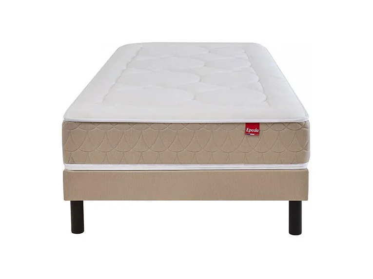 Clémaé 2 - Matelas à ressorts et latex, accueil équilibré - 90x190cm