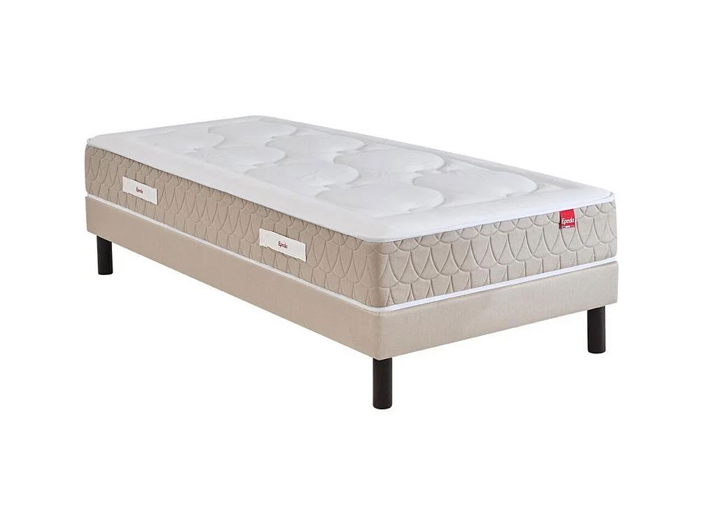 Clémaé 2 - Matelas à ressorts et latex, accueil équilibré - 90x190cm
