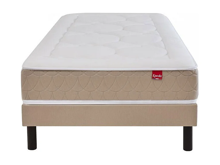 Clémaé 2 - Matelas à ressorts et latex, accueil équilibré - 90x190cm