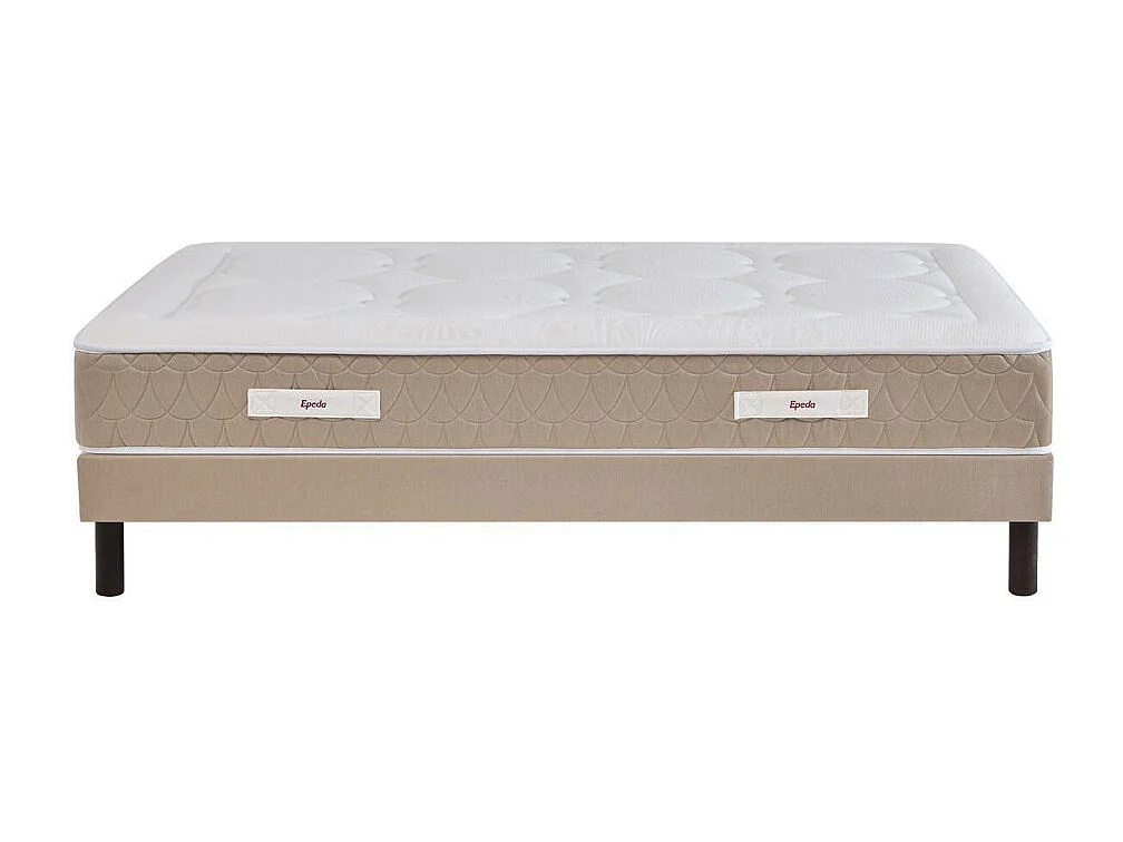 Clémaé 2 - Matelas à ressorts et latex, accueil équilibré - 90x190cm