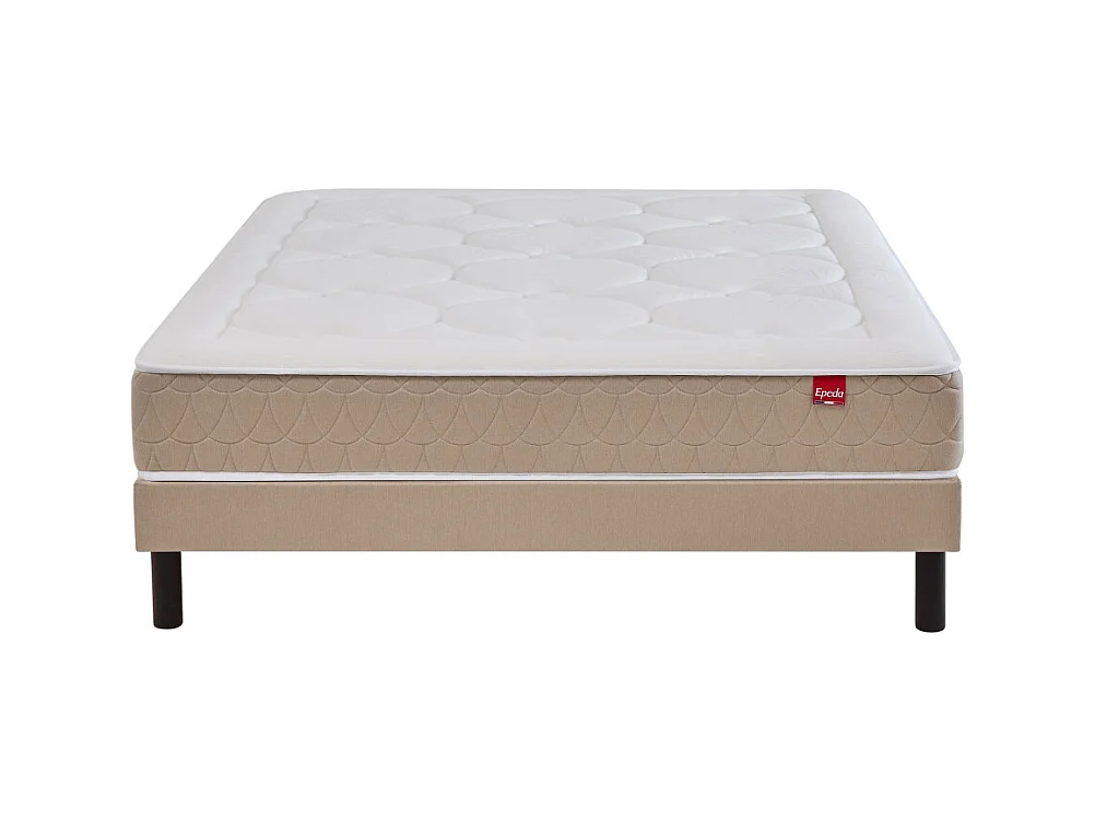 Clémaé 2 - Matelas à ressorts et latex, accueil équilibré - 160x200 cm