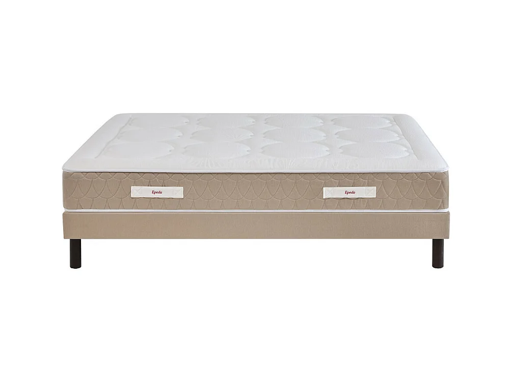 Clémaé 2 - Matelas à ressorts et latex, accueil équilibré - 160x200 cm