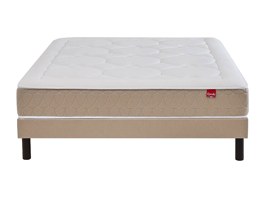 Clémaé 2 - Matelas à ressorts et latex, accueil équilibré - 160x200 cm