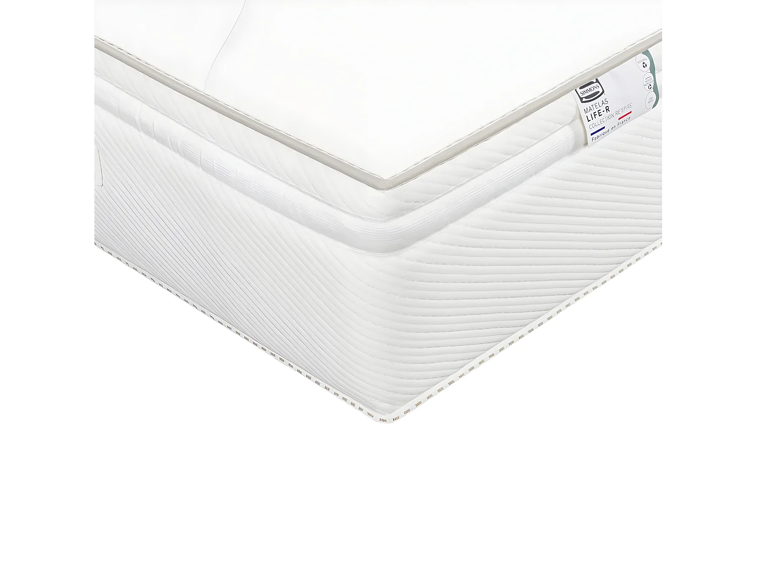 Life-R - Matelas 100% ressorts, épaisseur 29cm, accueil équilibré - 90x190cm
