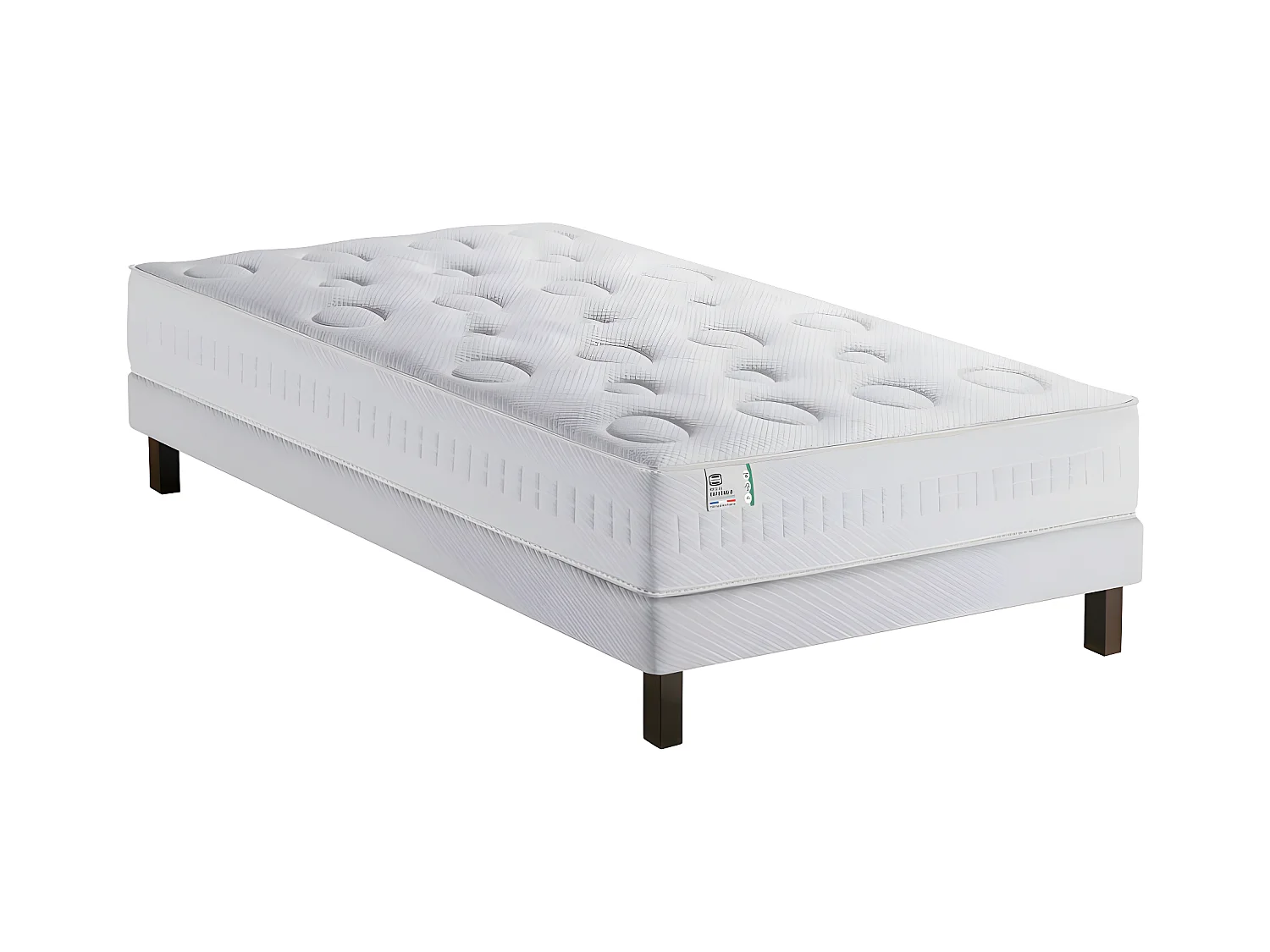 Oxygène-R - Matelas 100% ressorts, épaisseur 26cm, accueil moelleux - 90x190cm