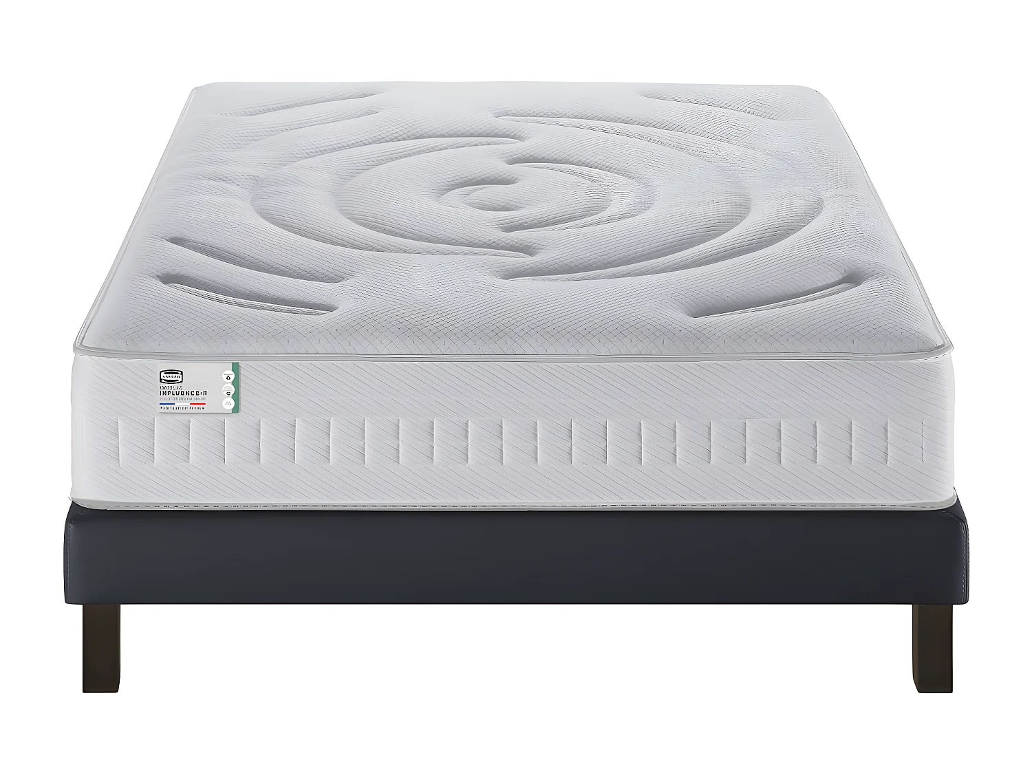 Influence-R - Matelas 100% ressorts et latex, accueil enveloppant - 140x190 cm