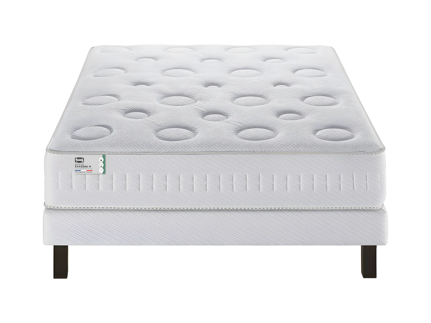 Oxygène-R - Matelas 100% ressorts, épaisseur 26cm, accueil moelleux - 140x190 cm