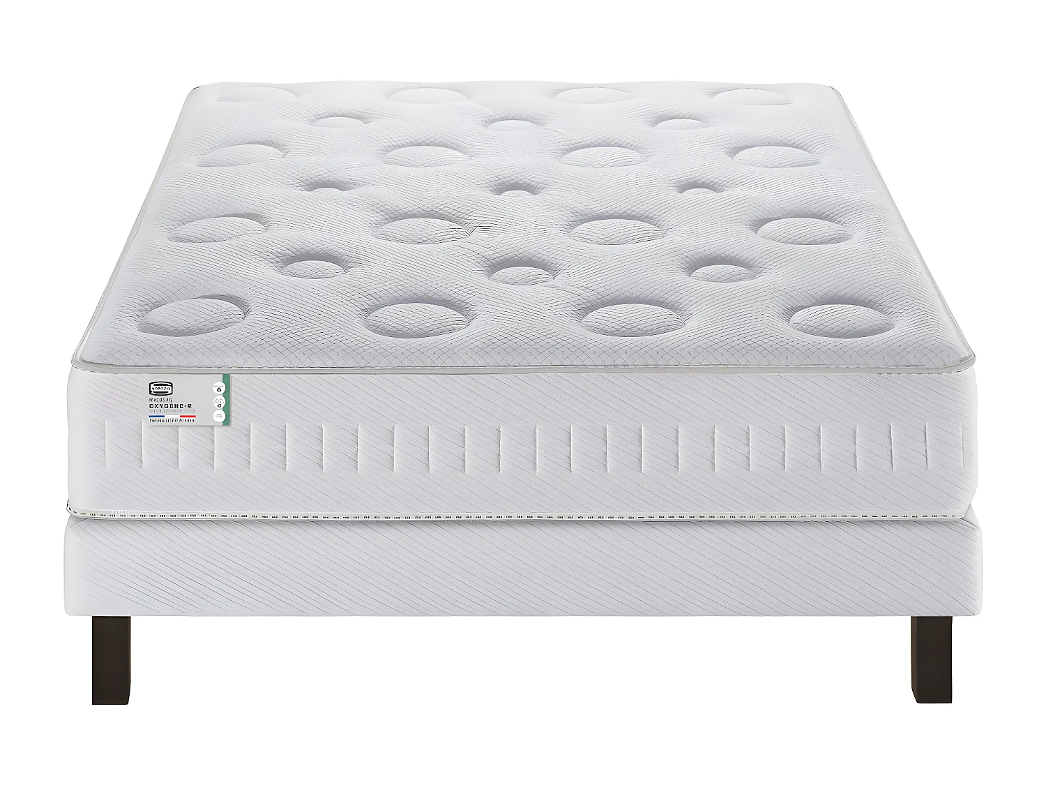 Oxygène-R - Matelas 100% ressorts, épaisseur 26cm, accueil moelleux - 140x190 cm
