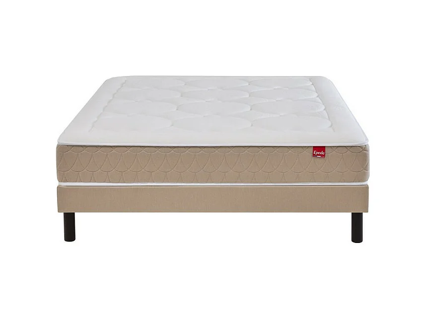 Clémaé 2 - Matelas à ressorts et latex, accueil équilibré - 140x190 cm