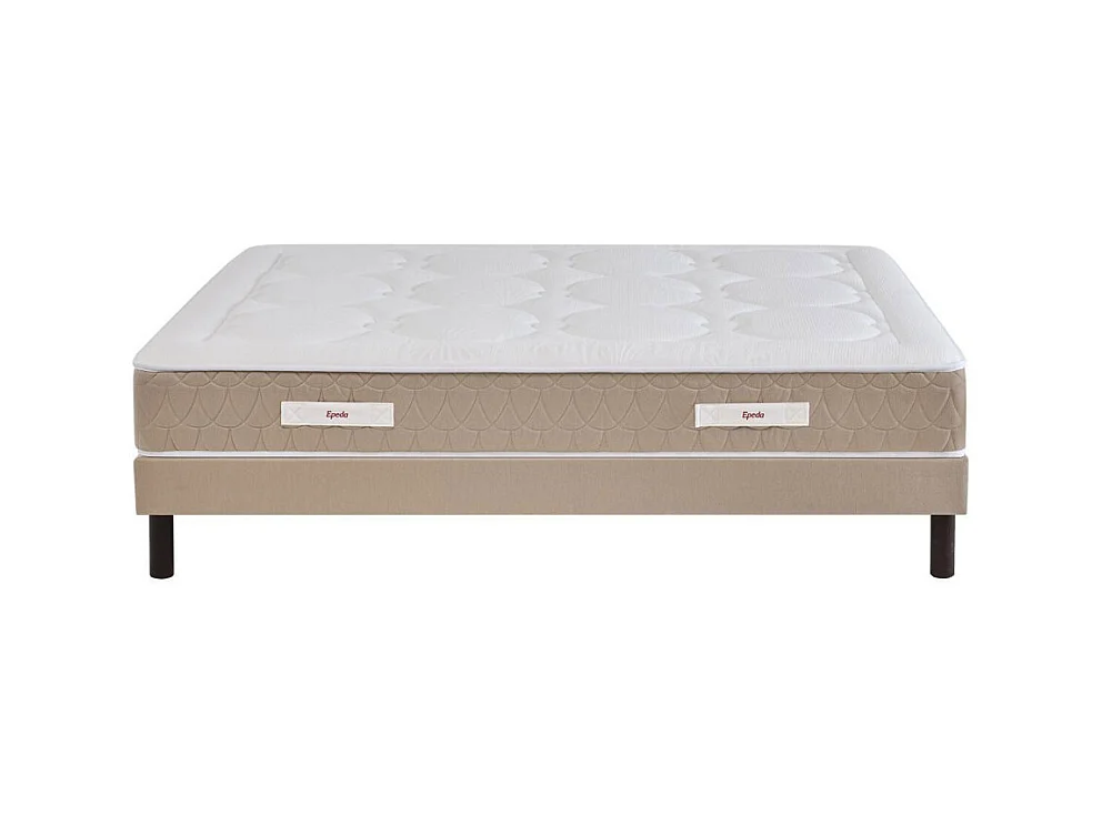 Clémaé 2 - Matelas à ressorts et latex, accueil équilibré - 140x190 cm