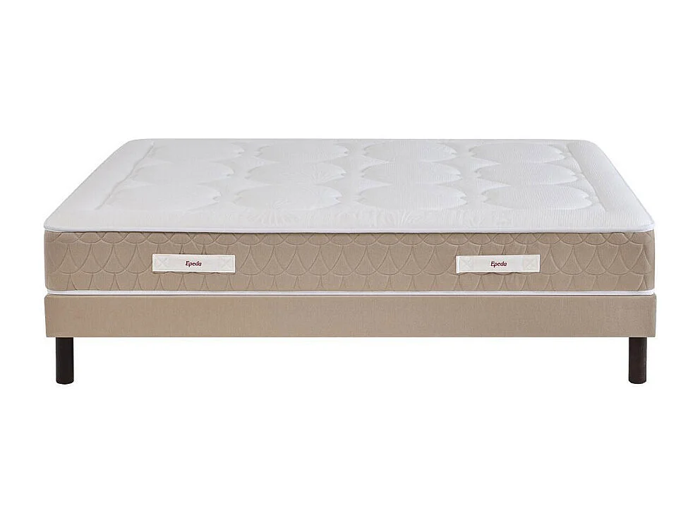 Clémaé 2 - Matelas à ressorts et latex, accueil équilibré - 140x190 cm