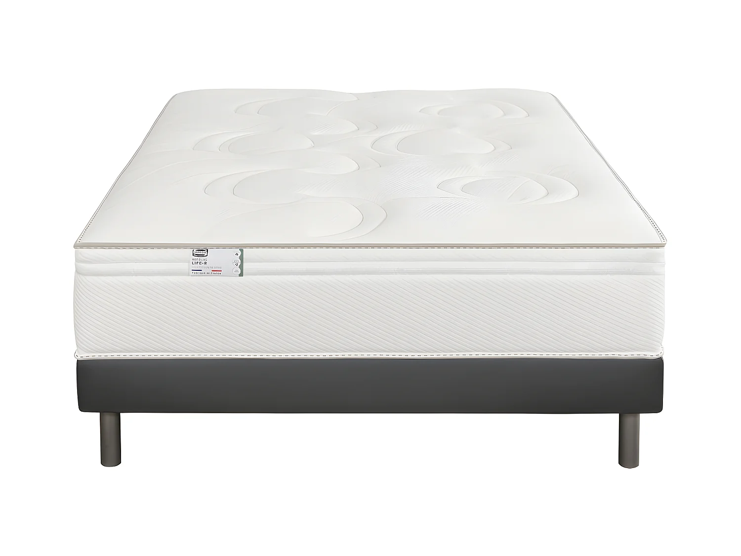 Life-R - Matelas 100% ressorts, épaisseur 29cm, accueil équilibré - 140x190 cm