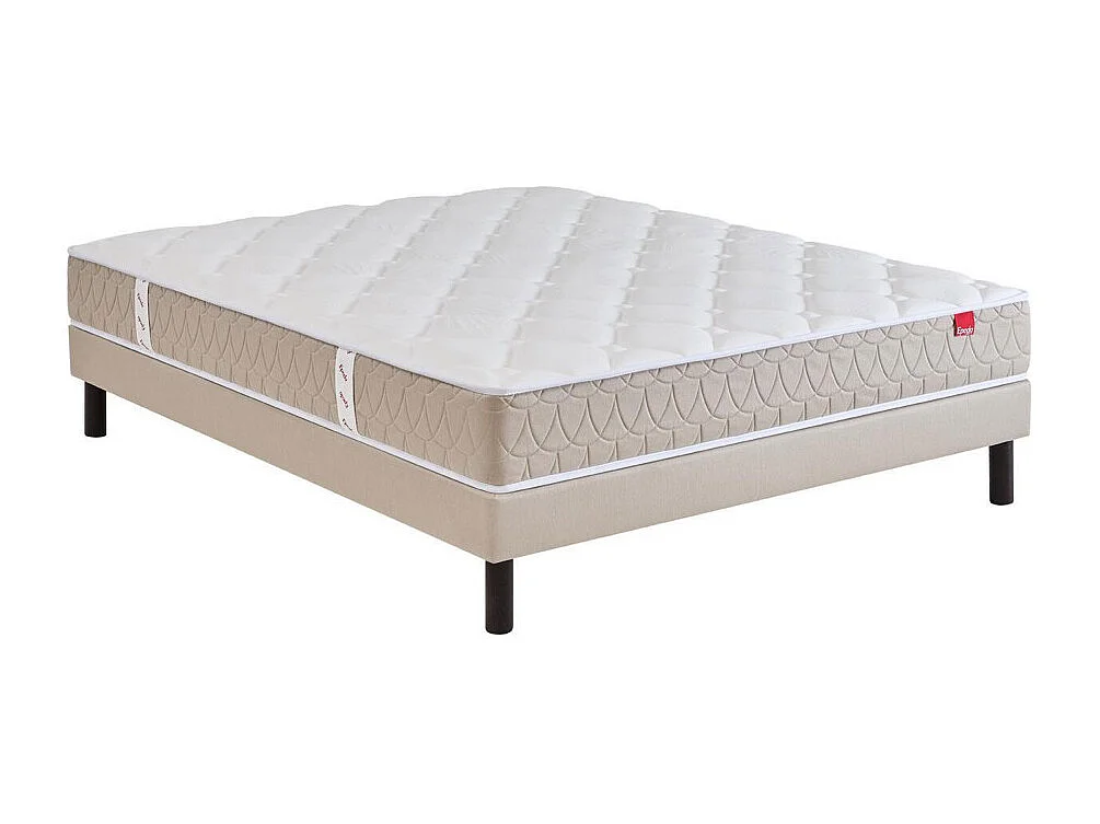 Egérie 3 - Matelas à ressorts et mémoire de forme, accueil enveloppant - 140x190 cm