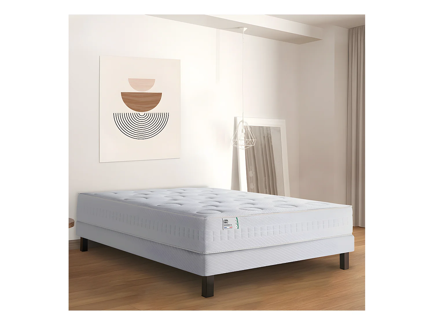 Oxygène-R - Matelas 100% ressorts, épaisseur 26cm, accueil moelleux - 160x200 cm