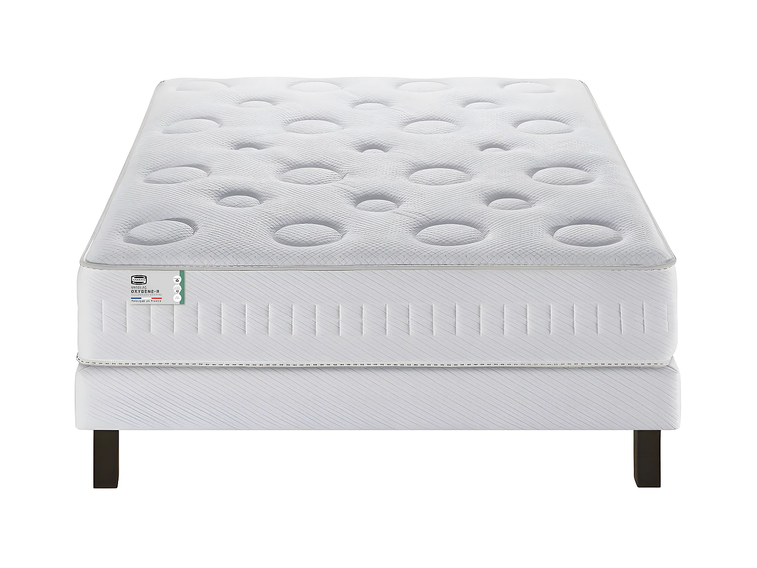 Oxygène-R - Matelas 100% ressorts, épaisseur 26cm, accueil moelleux - 160x200 cm