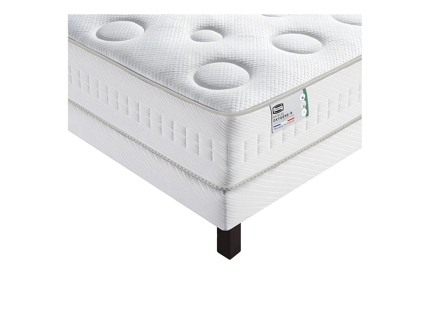 Oxygène-R - Matelas 100% ressorts, épaisseur 26cm, accueil moelleux - 160x200 cm