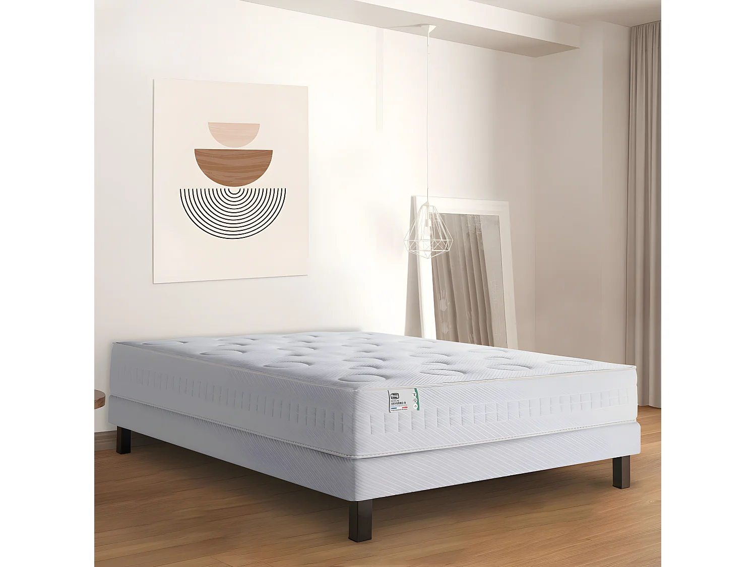 Oxygène-R - Matelas 100% ressorts, épaisseur 26cm, accueil moelleux - 160x200 cm