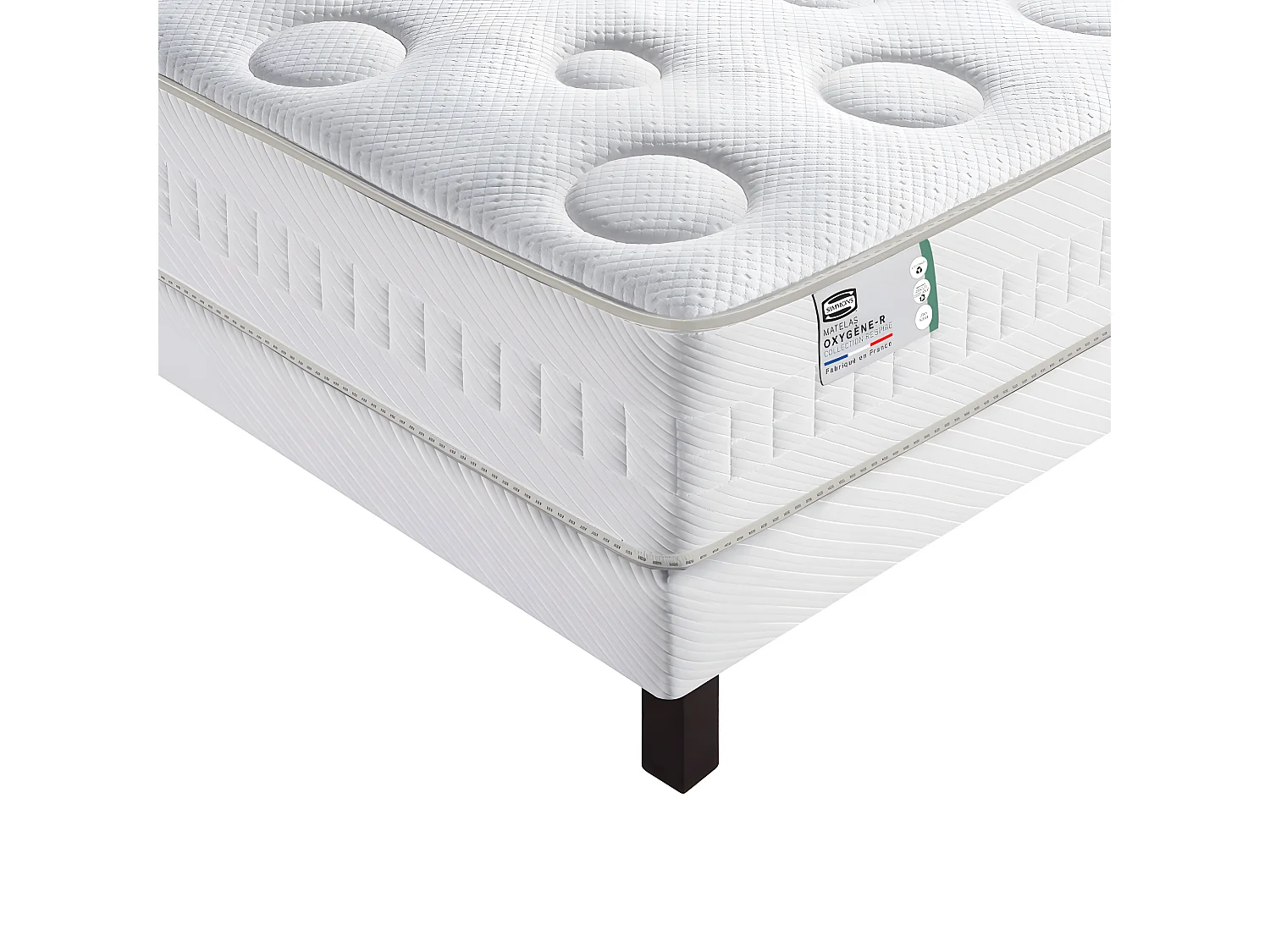 Oxygène-R - Matelas 100% ressorts, épaisseur 26cm, accueil moelleux - 160x200 cm